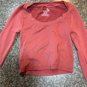 Free People intimately crop long sleeve